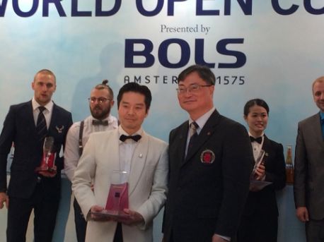 本學院十分榮幸邀請到All World Open Cup 2015 世界調酒大師賽冠軍親臨學院為IBA 國際調酒師專業課程示範